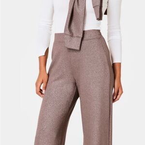 AirEssentials Wide Leg Pant- Silver Shimmer - XL
